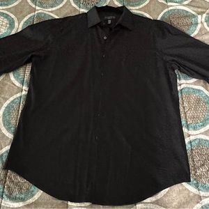 Large, Black Alfani Dress Shirt